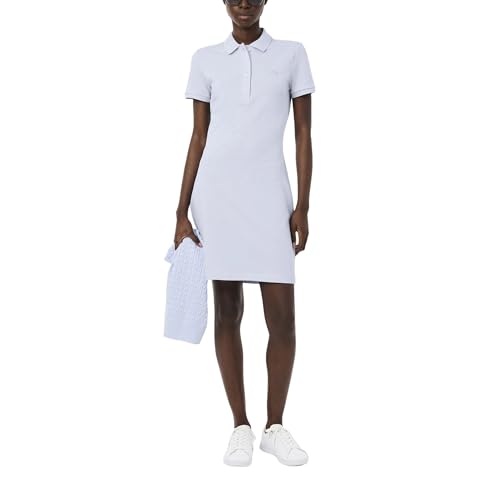 Image of Lacoste Women's Slim Fit Stretch Petit Pique Polo Dress