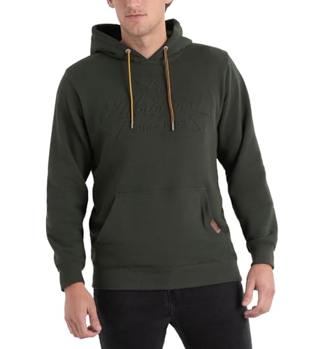 Thorogood Men's Heavyweight Hoodie Embossed Logo Pullover Workwear Sweatshirt2