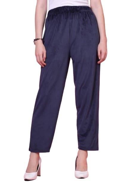 tnq Women's Winter Wear Velvet Palazzo/Velvet Trouser/Women Woolen Palazzo-picture-37