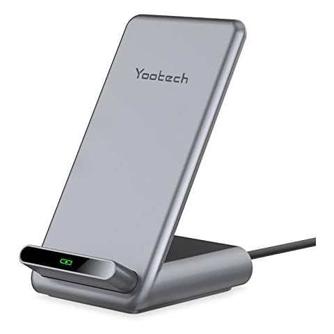 yootech 7.5W/10W/15W Fast Wireless Charger,Wireless Charging Stand Compatible with iPhone 14/14 Plus/14 Pro/14 Pro Max/13/SE 2022/12/11, 15W for LG V50/V40, 10W for Galaxy S22/S21/Note 20,Pixel 6/5XL Cover
