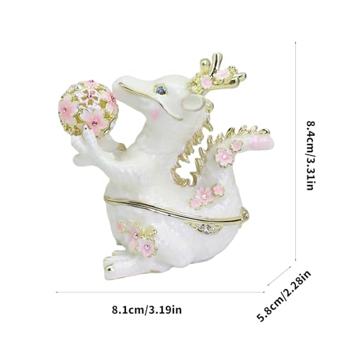 Boîte à bijoux de rangement décorative pour coiffeuse et chambre - 3
