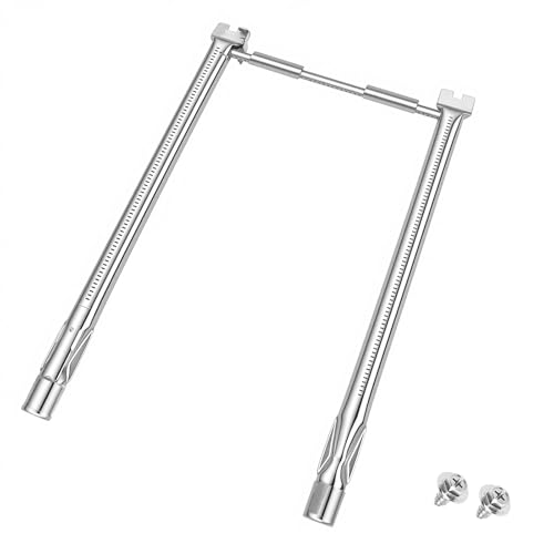 69785 18Grill Burner for Weber Spirit I & II & GS4 Spirit II 200 Series Spirit E-210 E-220 Spirit S-210 S-220 Gas Grills with Up Front Control 304 Stainless Steel for Weber Spirit Grill Parts