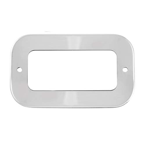 Cromado cubierta de plástico 2,5 'rectangular (no visera)