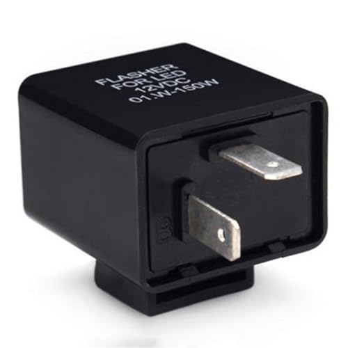 2-pin Flasher Universal 12V Relay 12VDC 220v AC 10A 1Pcs