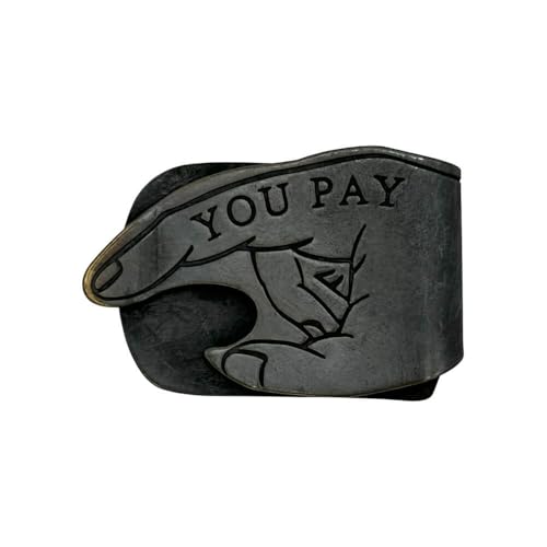 [GLAD HAND] グラッドハンド ユーペイ マネークリップ 日本製 YOU PAY MONEY CLIP GANGSTERVILLE ギャングスタービル WEIRDO ウィアード OLD CROW オールドクロウ (BLACK)