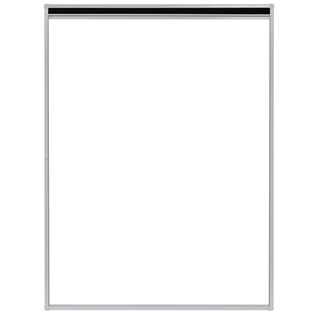 Moustiquaire Enroulable Alu pour Fenêtre de Toit, Store pour Fenêtre de Toit Plissée Aluminium 60x80 cm
