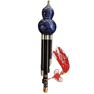 Hulusi C, Het Nationale Blaasinstrument Hulusi, Cucurbit Fluit Bes Blauw Chinees Traditioneel Instrument, Voor Beginners…