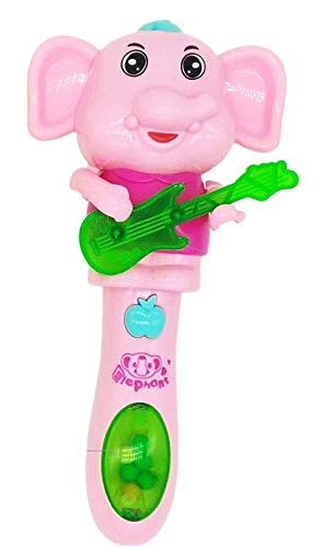 TEMSON Light and Sound Funny Hand Grip Guitar Playing Dog with Sound & Light for Kids