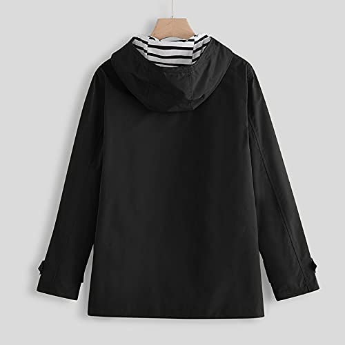 Chubasquero para mujer a prueba de viento softshell con capucha transpirable 3