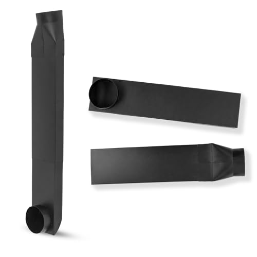 UD48S 4" Stainless Steel Telescoping Dryer Vent Kit - Flat Periscope for Whirlpool & All 4" Dryers, 90° to Straight Adjustable Dryer Duct (26-43in), Space Saving Vent Connector (Black) by cdipkif - Used condition - US$55.32