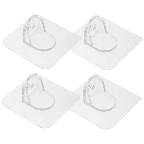 Abaodam Playpen Stabilizers 4pcs Fixing Clips Adhesive Stabilizer Base Baby Proofing Corner Protectors