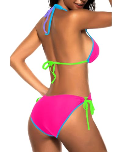 Image of Tempt Me Women Triangle Bikini Sets Tie Side Bathing Suit