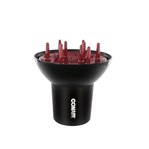 Conair Volumizing Universal Hair Diffuser, Adjustable Hair Dryer Attachment for Frizz-Free Curls to Fit Hair Dryer Nozzles from 1.75” to 2.3”