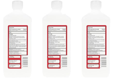 Equate Isopropyl | Antiseptic & Cleaning Solution, 3Pack Alcohol 91%, 32 FL Oz - Thumbnail 2