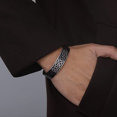 Pulsera Celta Nudo en Acero Inoxidable para Hombre miniatura 2
