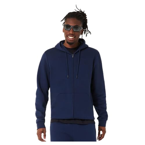 Oakley Mens Relax Full Zip Hoodie 2.0, Abyss, X-Small at Amazon