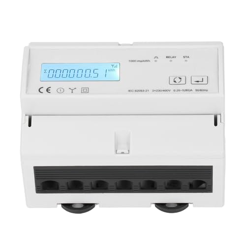 Compteur d'énergie triphasé WiFi wattmètre télécommande moniteur de puissance KWh AC400V - 2