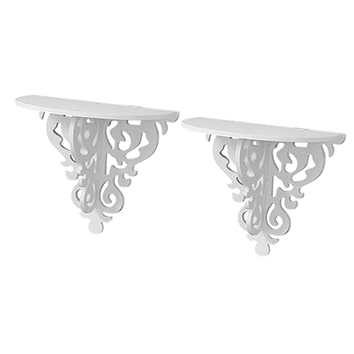 QUMIIRITY 2 Piezas Estante de Pared Estante Colgante Largo hogar estanterias Dormitorio Estante Cocina Estante de exhibición de Pared Estante Flotante de Estilo nórdico de polivinilo