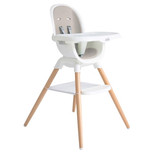 Image of Joie Chai Multi-Mode Highchair - European Beech Wood, Convertible, 9+ Modes, Birth up to 60 lb. (Walnut)