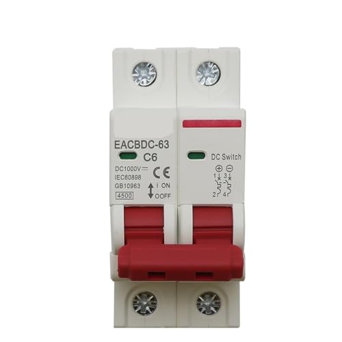 Disjoncteur solaire DC 1000V idéal pour sécuriser l'énergie de votre maison autonome