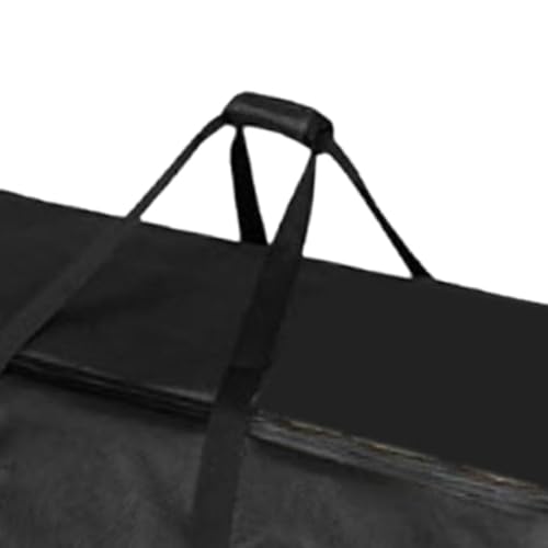 simhoa Saco de feno fácil de encher pesado de serviço pesado com alças duplas de transporte lento pa