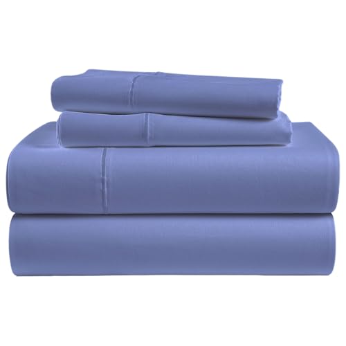 Danville Home 4 Piece Cotton Bed Sheet Set - Soft 400 TC Cotton Sheets with 16