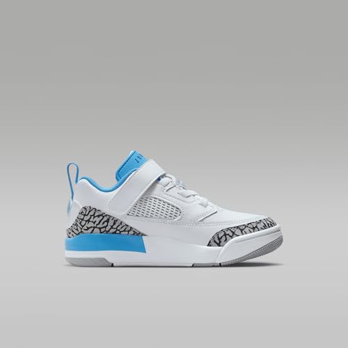 Jordan Spizike Low Little Kids' Shoes (White/Wolf Grey/Anthracite/University Blue)3