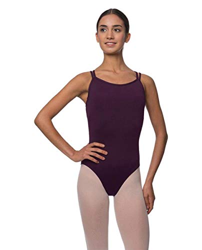 Justaucorps de ballet Nina femme aubergine taille M pour danse classique