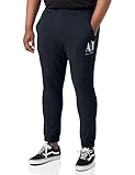 Armani Exchange Herren Icon Tracksuit Bottom Sporthose, Blau, L