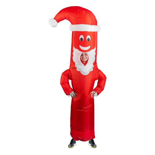 Image of LookOurWay Inflatable Tube Man Costume - Wacky Wavy Arm Guy Funny Inflatable Halloween Costume