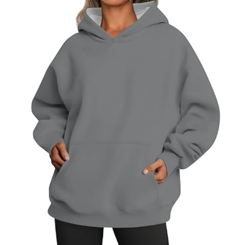 Sweat à capuche ample WWricotta vêtement décontracté pour vos journées cocooning