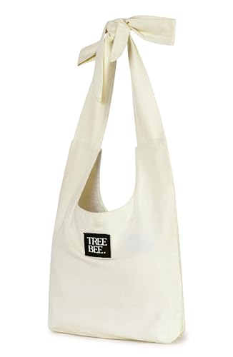 Tsuno Bag Unisex | Retro Large Size 100% Organic Cotton with Adjustable Shoulder Strap | Canvas Crossbody Handbag