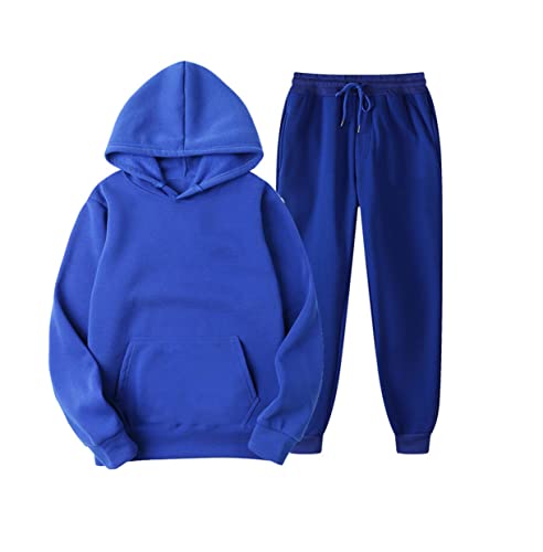 Sweat à capuche et pantalon homme Kiioouu ensemble casual deux pièces pour le week-end