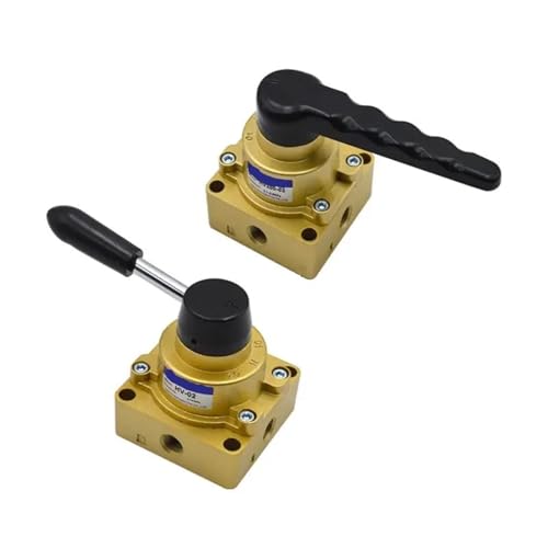 Commande manuelle rotative HV-02 vanne pneumatique 4 ports pour inversion de flux