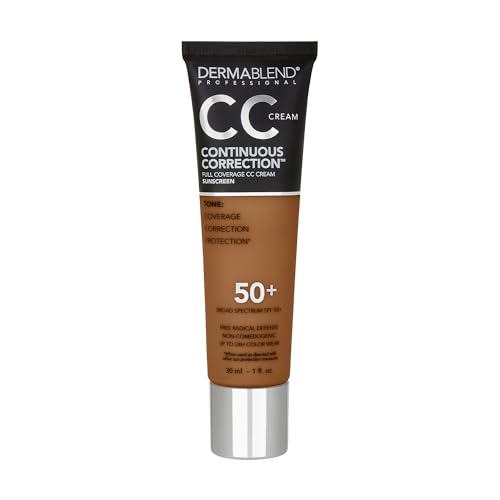 Dermablend Continuous Correction Tone-Evening CC Cream SPF 50+, 75N, 1 fl. oz.