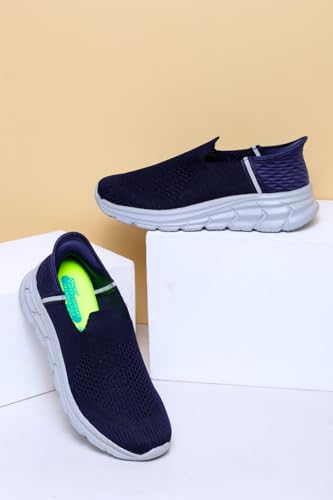 Image of ATHCO Mens Slipo Walking Shoes for Man, Lightweight Breathable Comfort Slip-On Casual Shoes for Man with Memory Foam Insole, Lightweight, Comfort Walking Shoe for Men for All-Day Comfort