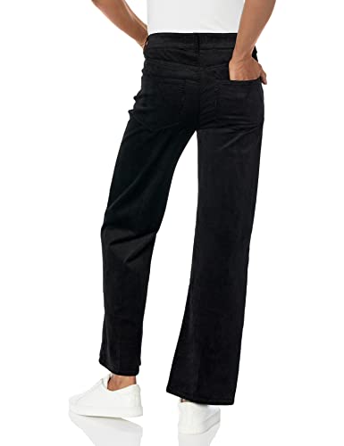 PAIGE Women's Leenah Ankle High Rise Wide Length in Black2