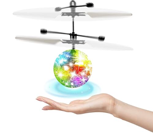 Fliegender Ball, Mini Drohne für Kinder, Flying Ball für Indoor und Outdoor, Fliegender Ball für Kinder, Fliegendes Spielzeug für Jungen und Mädchen Alter 3,4,5,6,7,8+