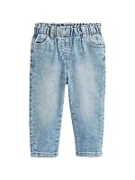 NEXT Mädchen Mom-Jeans Denim Mittelwaschung 74-80