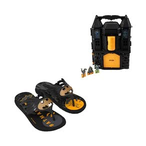 Chinelo dedo, Batcaverna Kit, Batman, Masculino, Multicolorido, 28