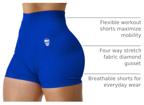 Image of Gymreapers Infinity Seamless Workout Shorts High Waist Biker Shorts for Women Athletic Gym Running Pilates Yoga Sport Short