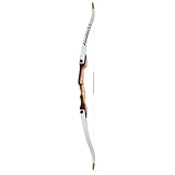 October Mountain Adventure 2.0 Recurve Bow 62 in. (White, Right Hand, 25, Pounds)
