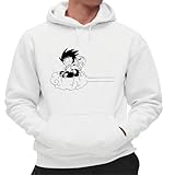 the Fan Tee Sudadera Adulto con Capucha de Hombre Dibujos Animados Dragon Bola Ball Anime Manga 625 XXL