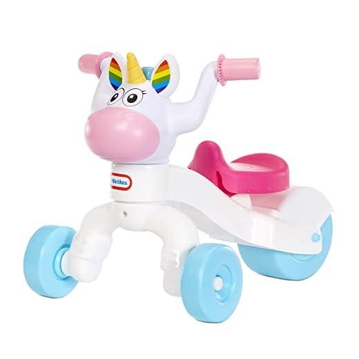Little Tikes Go & Grow Unicorn Indoor & Outdoor Ride-On Scoot for Preschool Kids Toddlers and Children to Develop Motor Skills for Boys Girls Age 1-3 Years