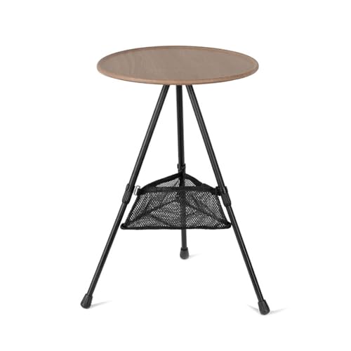 Table pliante portable réglable BININBOX en grain de bois ultra compacte