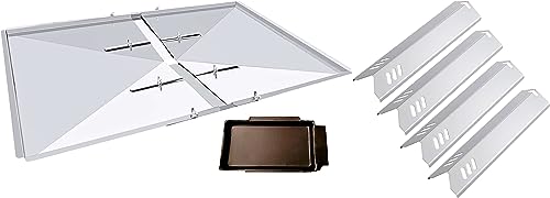 Amazon.com : Replacement Grease Tray (24-27 inches width) and Heat Plate  Set of 4 for Dyna-Glo BBQ Grill Models DGB494SPB, DGB495SDP, DGP495SDP-D,  DGF493BNP, DGB495, DGB515, DGB610, DGF493, DGF510, DGF600 : Patio, Lawn