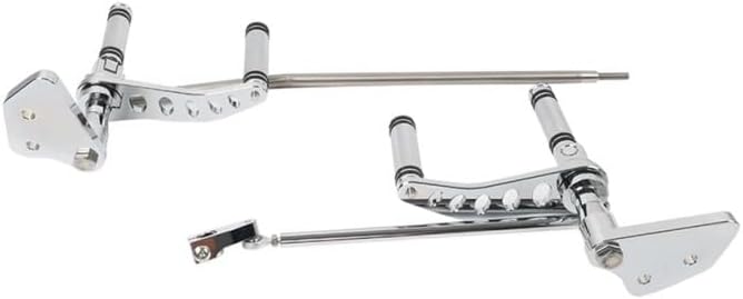 Motorcycle Forward Controls Kit Fit For Dyna Street Bob 2006-2017 & Super Glide Low Rider(Chrome)