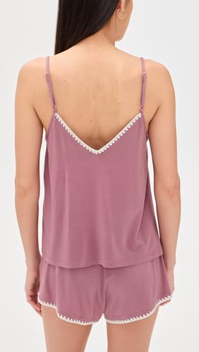 Image of Eberjey Women's Frida Whip Stitch Shorts PJ Set