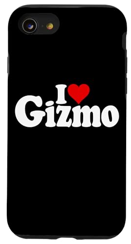 I LOVE HEART GIZMO NAMEE ON A TEE �X�}�z�P�[�X iPhone SE (2020) / 7 / 8 �p
