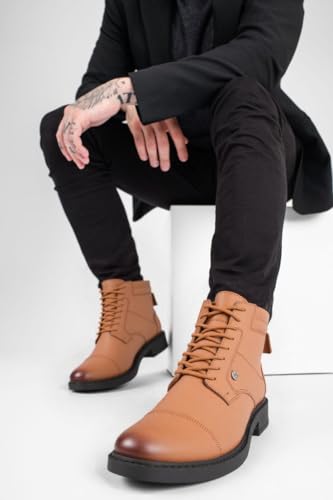 Image of Carlton London Men's Urban Explorer Lace-up Leather Boots